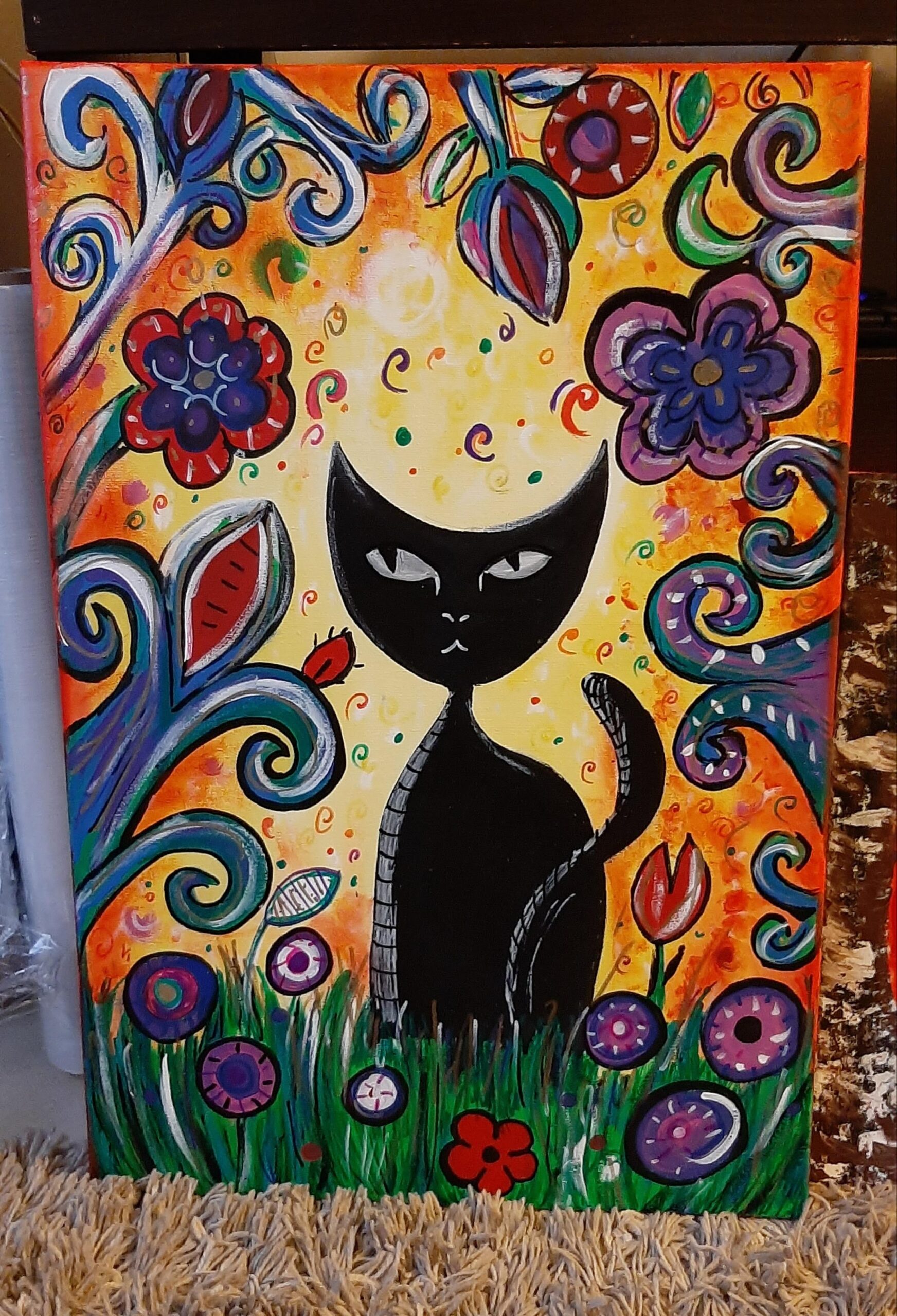 Cuadro de Gatos 1