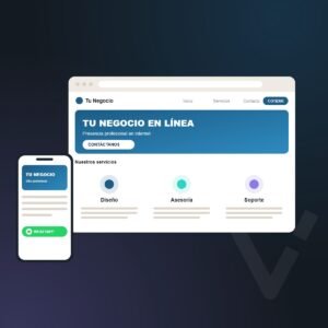 Página web profesional informativa