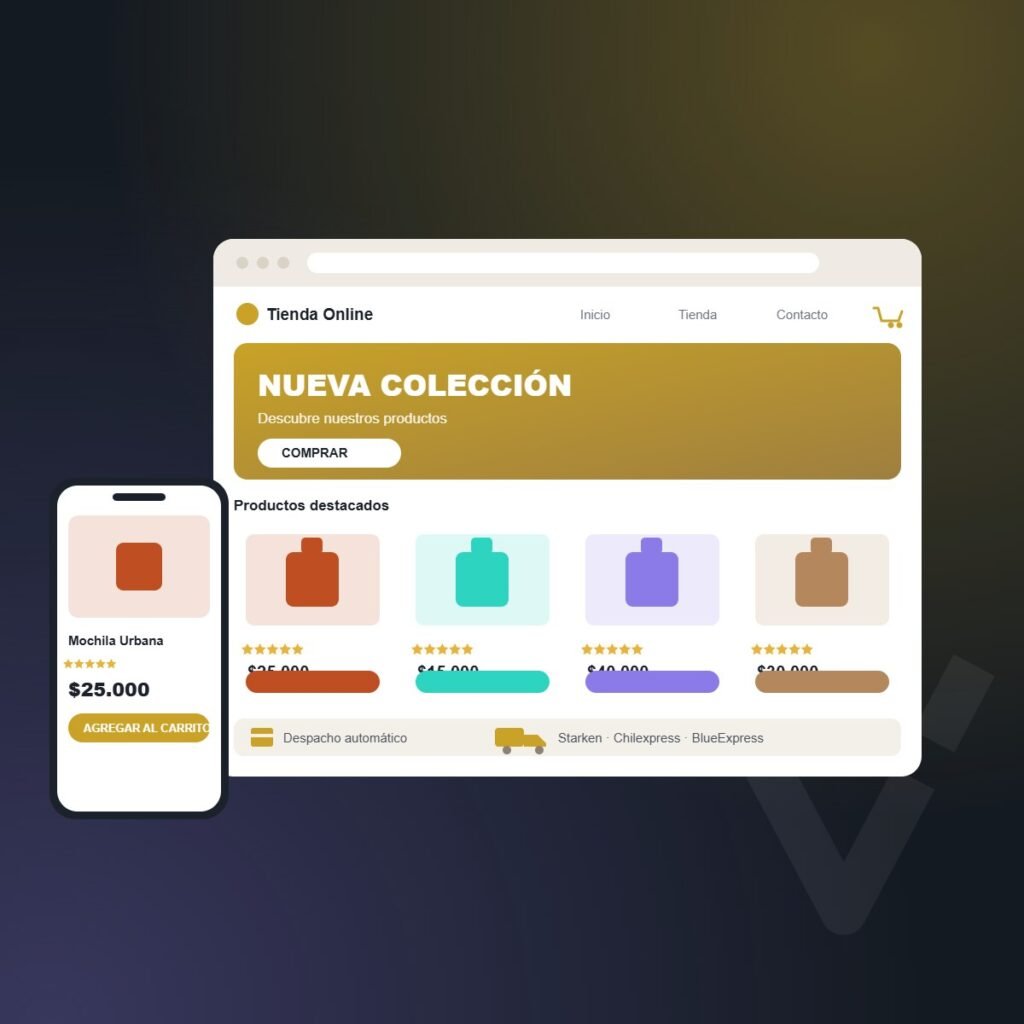 Tienda online e-commerce avanzada con despacho